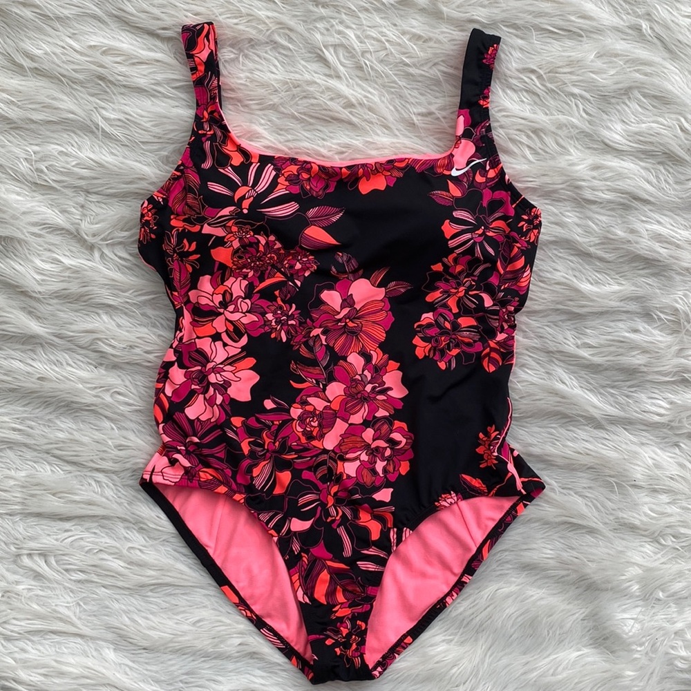 Nike | Floral One Piece Swimsuit